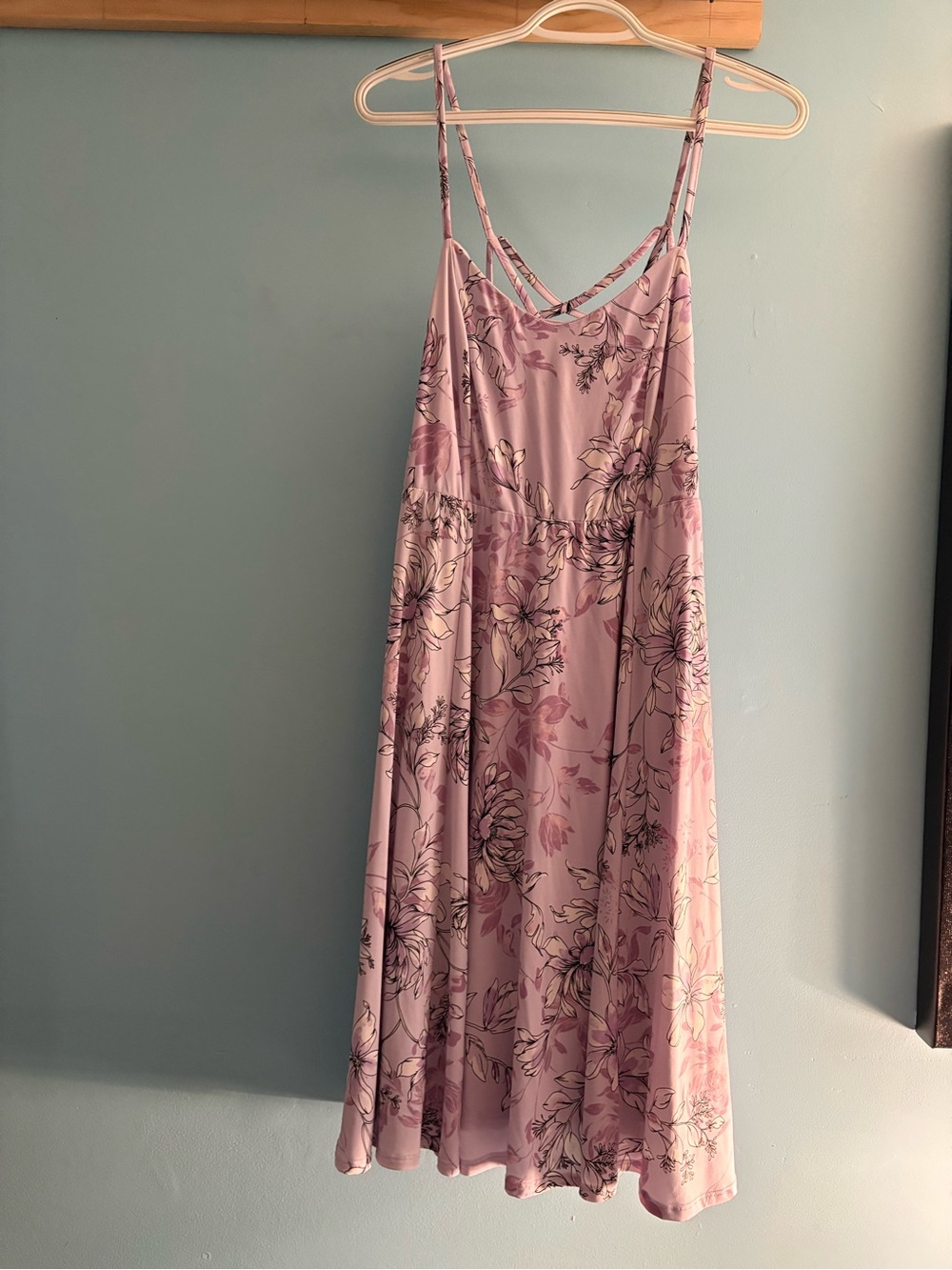 torrid Lavender Floral Midi Slip Dress